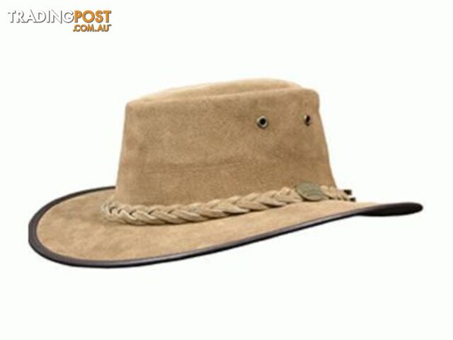 BARMAH FOLDAWAY SUEDE LEATHER HAT - HICKORY [Hat Size:XXL] - 1061hiXXl