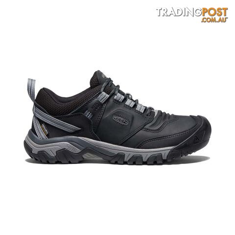 Keen Ridge Flex WP Mens Hiking Shoes - Black Magnet - 9 - 1024916-9