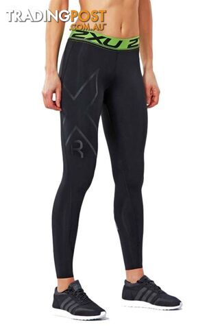 2XU Womens Refresh Recovery Tights - Black/Nero - WA4420b-BLK-NRO