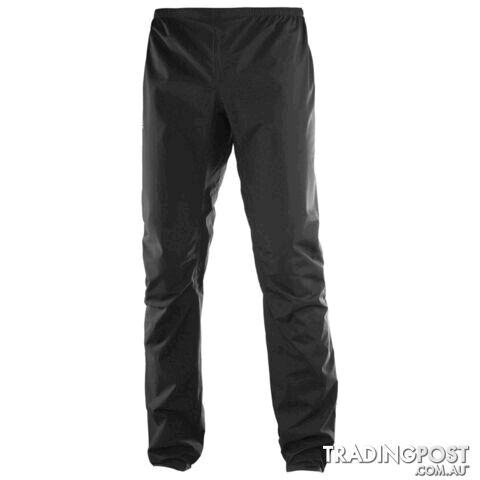 Salomon Bonatti Unisex Waterproof Pants - Black [Pant Size: M] - 393925-M
