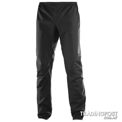 Salomon Bonatti Unisex Waterproof Pants - Black [Pant Size: M] - 393925-M