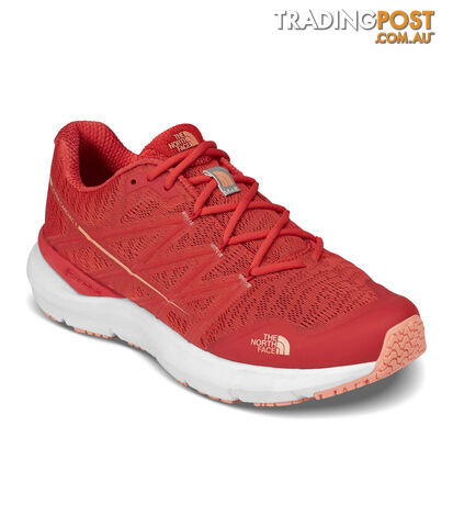 The North Face Womens Ultra Cardiac II Trail Running Shoes - Juicyrd/Dsrflor - 6...