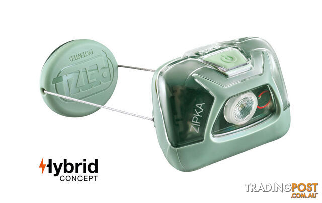 Petzl Zipka 300 Lumen Ultra-compact Headlamp - Green - L370-E093GA01