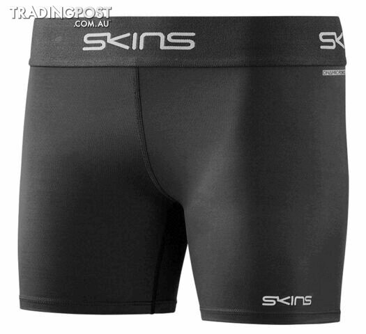 SKINS DNAmic Force Womens 1/2 Compression Tights - Black - S - SWDF40000029001S