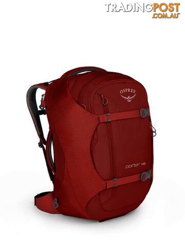 Osprey Porter 46L Lightweight Travel Backpack - Diablo Red - OSP0667-DiabloRed