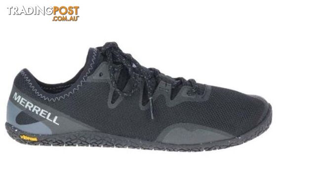 Merrell Vapor Glove 5 Womens Minimalist Running Shoes - Black - 7.5 -...