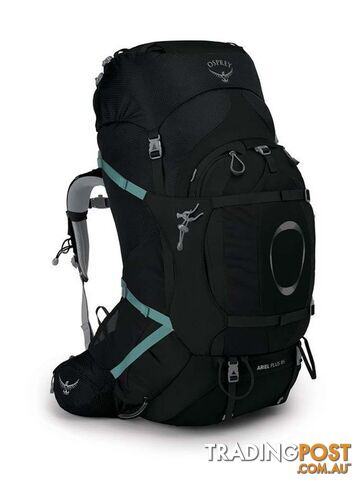 Osprey Ariel Plus 85L Womens Hiking Backpack - Black - XS/S - OSP0897-Black-XS-S