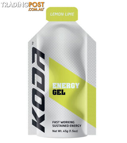 Koda Energy Gels Lemon Lime - GELS-LEMONLIME