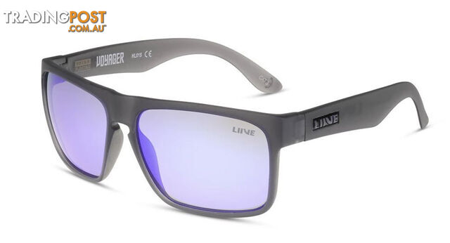 Liive Vision Voyager Mirror Polarised Float Sunglasses - Matte Xtal Smoke -...