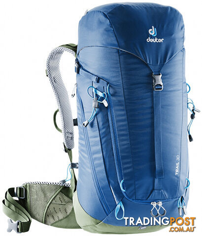 deuter Trail 30L Mens Hiking Backpack - Steel-Khaki - 3440519-3235-0