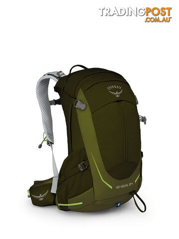 Osprey Stratos 24L Mens Hiking Daypack - Gator Green - OSP0611-Gator