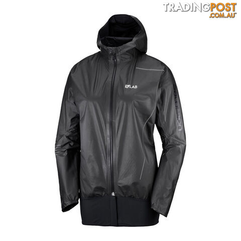 Salomon S/Lab MotionFit 360 Womens Waterproof Running Jacket - Black - S -...
