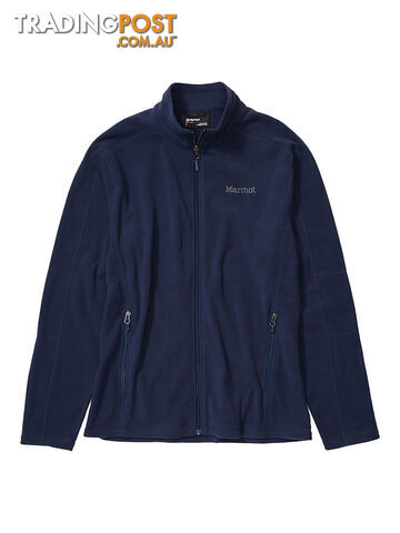 Marmot Rocklin Full Zip Mens Fleece Jacket - Arctic Navy - XXL - 101302975XXL