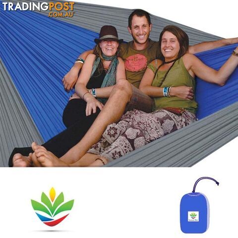 Hammock Bliss - Triple - Blue/Silver - TBliss