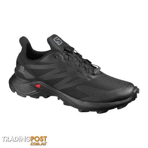 Salomon Supercross Blast Mens Trail Running Shoes - Black/Black - 411067