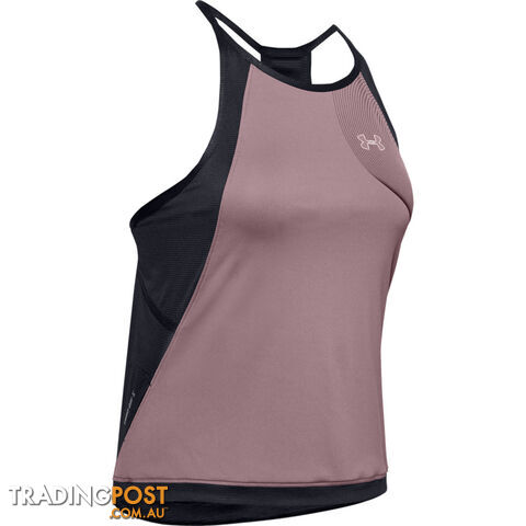 Under Armour Qualifier Iso-Chill Womens Running Singlet - Pink - SM -...