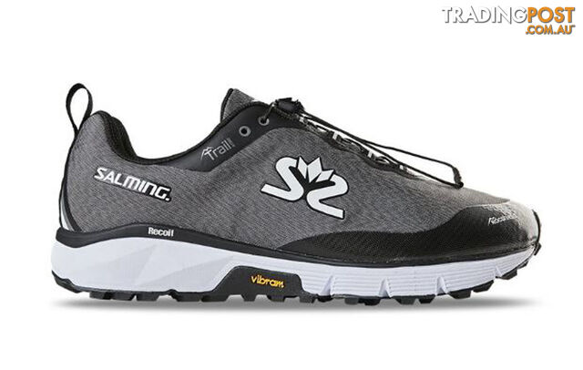 Salming Trail Hydro Mens Trail Running Shoes - Grey/Black - US12.0 -...