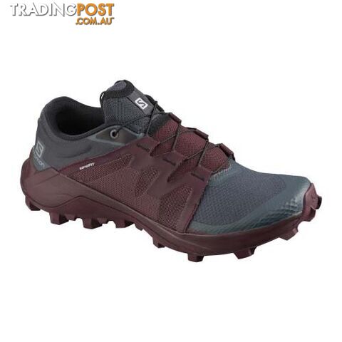 Salomon Wildcross Womens Trail Running Shoes - India Ink/Wine Tasting - 7US -...