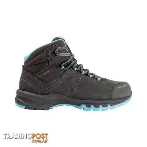 Mammut Nova III Mid GTX Womens Hiking Boots - Graphite/Whisper - UK7.5 - 3030-03140-00137-1075