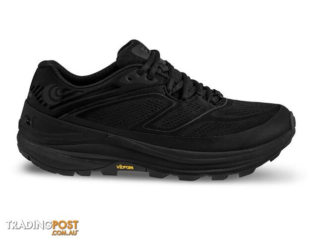 Topo Athletic Ultraventure 2 Mens Trail Running Shoes - Black/Black - 12.5 -...