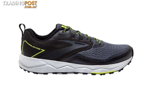 Brooks Divide 2 Mens Trail Running Shoes - Black/Ebony/Nightlife - 12US - 1103551D-029-12