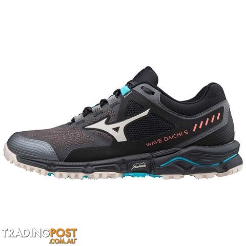 Mizuno Wave Daichi 5 Womens Trail Running Shoes - Magnet/Cloud Gray/Scuba Blue -...