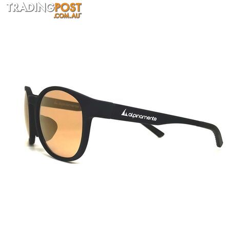 Alpinamente Pelmo Photochromic Performance Sunglasses - Air Bronze/Sport Coating - Rubber Black - PEL02AB