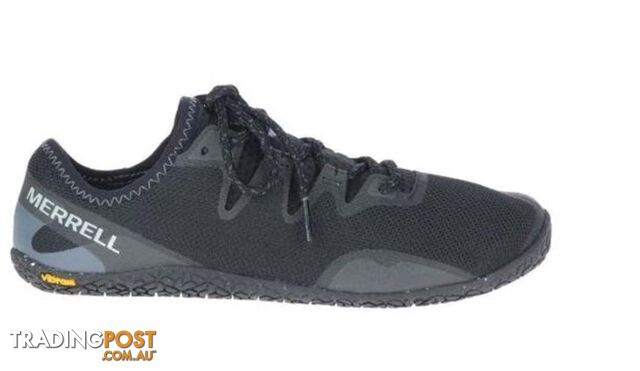 Merrell Vapor Glove 5 Womens Minimalist Running Shoes - Black - 6.5 -...