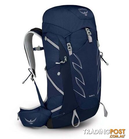 Osprey Talon 33 Mens Hiking Backpack - Ceramic Blue - S/M -...