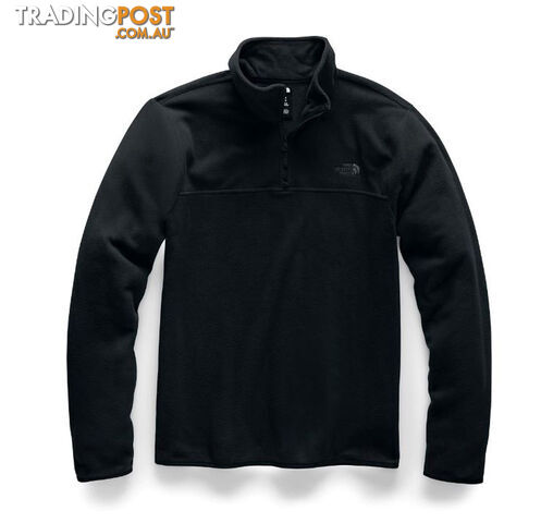 The North Face TKA Glacier 1/4 Zip Mens Fleece Jacket - TNF Black - S -...