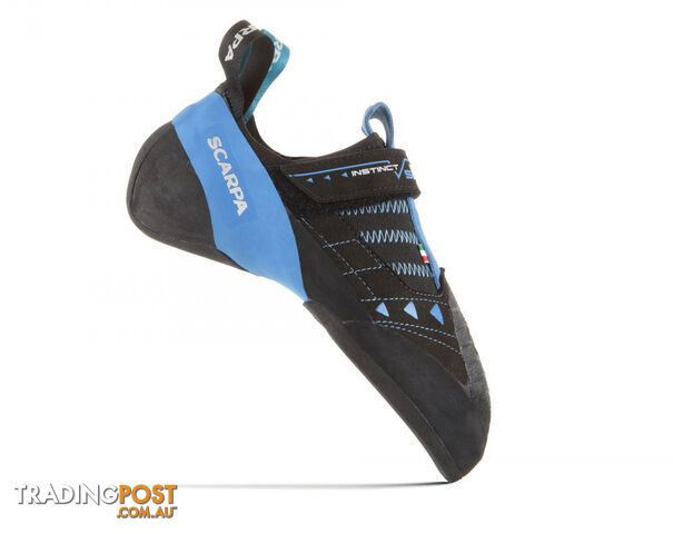 Scarpa Instinct VSR Mens Climbing Shoes - Black-Azur - EU46 / US12 - SCA20047-46