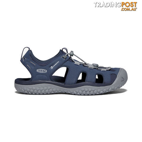 Keen Solr Mens Hiking Sandals - Navy/Steel Grey - 1022431