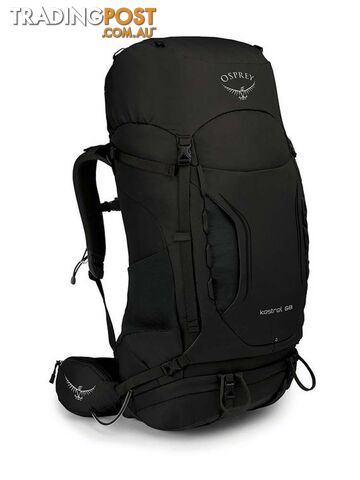 Osprey Kestrel 68L Mens Hiking Backpack - Black - S/M - OSP0904-Black-SM