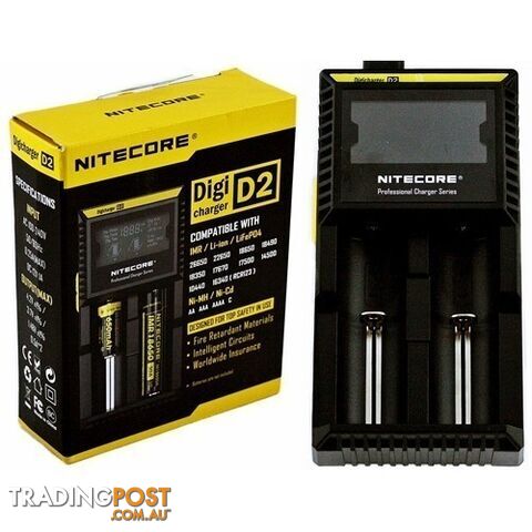 Nitecore D2 Digicharger 12/240v Battery charger - D2