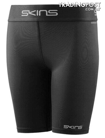 SKINS DNAmic Force Youth 1/2 Compression Tights - Black - M - SWDF80000029001M