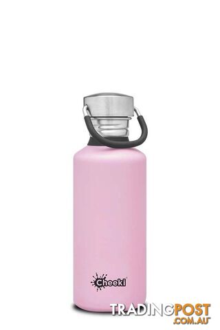 Cheeki Stainless Steel Classic Water Bottle - 500ml - Pink - CB500PK1