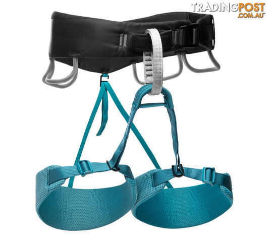 Black Diamond Momentum Womens Climbing Harness - Aqua Verde - S - BD6511023019SM_1