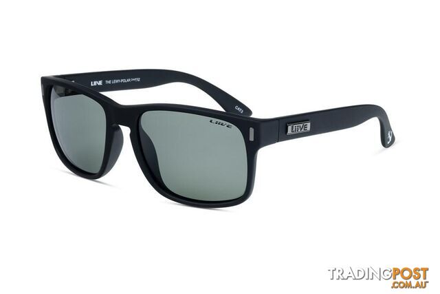 Liive Vision The Lewy Polarised Sunglasses - Matt Black - L0659A