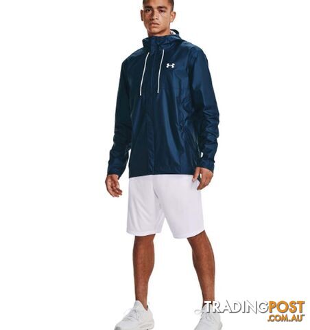 Under Armour Cloudstrike Shell Mens Waterproof Jacket - Academy/White - SM -...