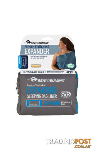 Sea to Summit Expander Sleeping Bag Liner - Standard - Navy Blue - AEXPSTDNB