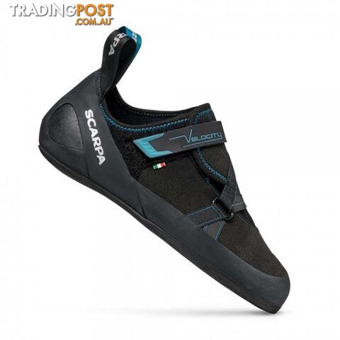 Scarpa Velocity Mens Climbing Shoes - Black/Ottanio - 10.5 -...