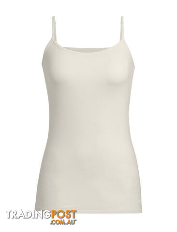 Icebreaker Siren Womens Merino Cami - Snow - XS - 103193101XS