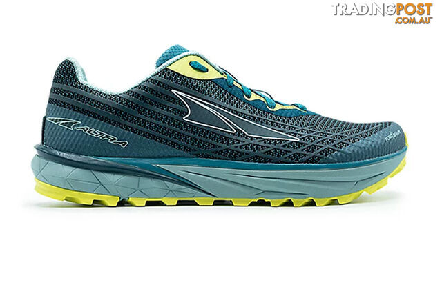 Altra Timp 2 Womens Trail Running Shoes - Teal/Lime - 10 - AL0A4QTP016-100