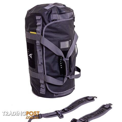 Volare Waterproof Team 90L Sports Duffel Bag - Black - VTDFBLK-90