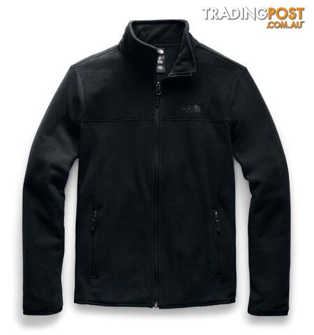 The North Face TKA Glacier FZ Womens Fleece Jacket - TNF Black/TNF Black - L -...