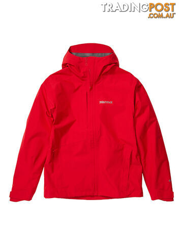 Marmot Minimalist Mens Waterproof Jacket - Team Red - S - 312306278S