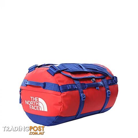 The North Face Base Camp 50L Duffel Bag - S - Horizon Red/TNF Blue - NF0A3ETOY3B