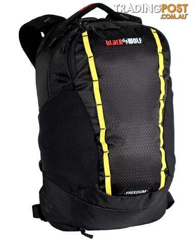 Black Wolf Freedom Daypack - Jet Black - W0196-JetBlack