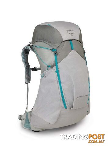 Osprey Lumina 45L Lightweight Backpack - Cyan Silver-M - OSP0731-CyanSilvr-M