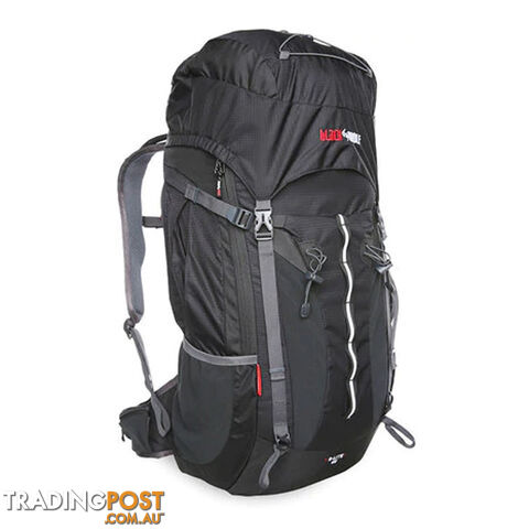 Black Wolf B-Lite 55L Hiking Rucksack - Black - 3240-Black